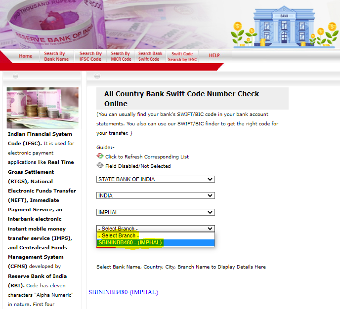 All Country Bank Swift Code Number Check Online